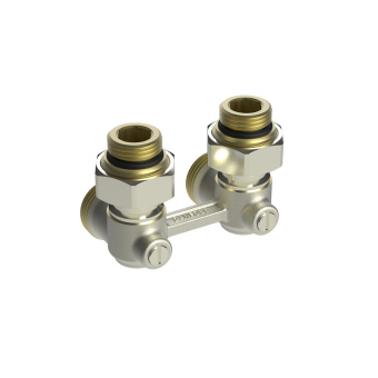 Danfoss angle shut-off valve for bottom connection